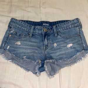 Denim shorts